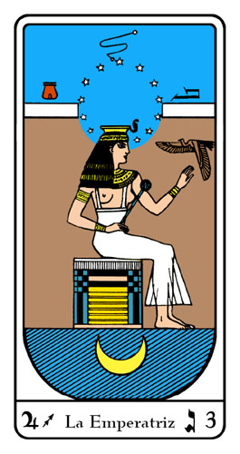 Tarot, Tarot No. 3 de Arcano, Tarot Egipcio