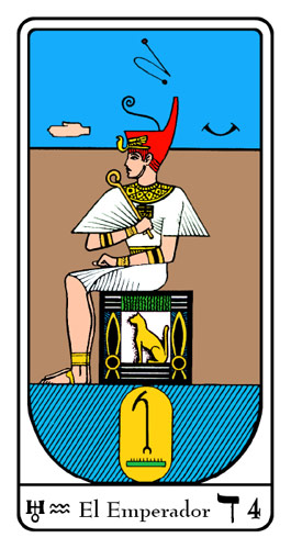 Tarot, Tarot No. 4 de Arcano, Tarot Egipcio