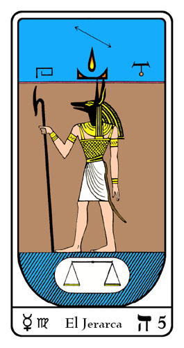 Tarot, Tarot No. 5 de Arcano, Tarot Egipcio