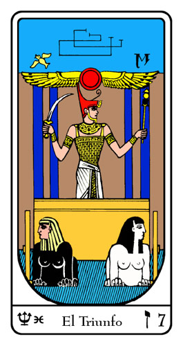 Tarot, Tarot No. 7 de Arcano, Tarot Egipcio