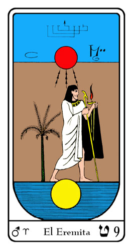 Tarot, Tarot No. 9 de Arcano, Tarot Egipcio