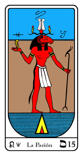 Tarot, Tarot No. 15 de Arcano, Tarot Egipcio