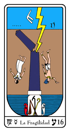Tarot, Tarot No. 16 de Arcano, Tarot Egipcio
