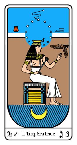 Tarot, Tarot - Arcane N°3, Tarot Égyptien