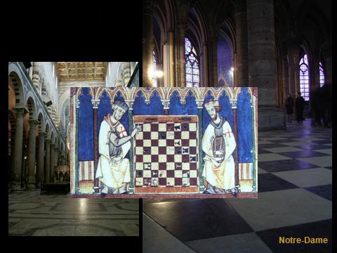 A sakktábla - a katedrálisok padlózata